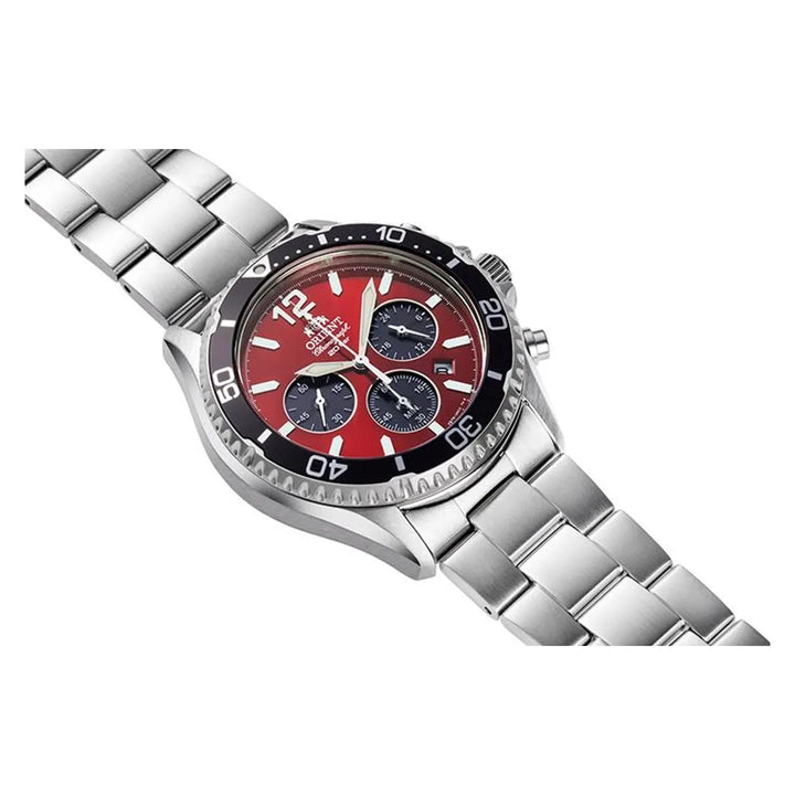Orient Mako Solar Powered RA-TX0207R10B Mens Watch Chronograph - Orient Mako Solar Powered RA-TX0207R10B Mens Watch Chronograph - View 2