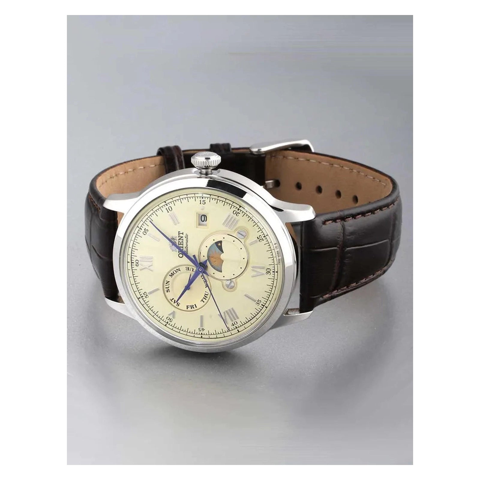 Orient Sun and Moon Automatic RA-AK0803Y30B Mens Watch - Orient Sun and Moon Automatic RA-AK0803Y30B Mens Watch - View 3