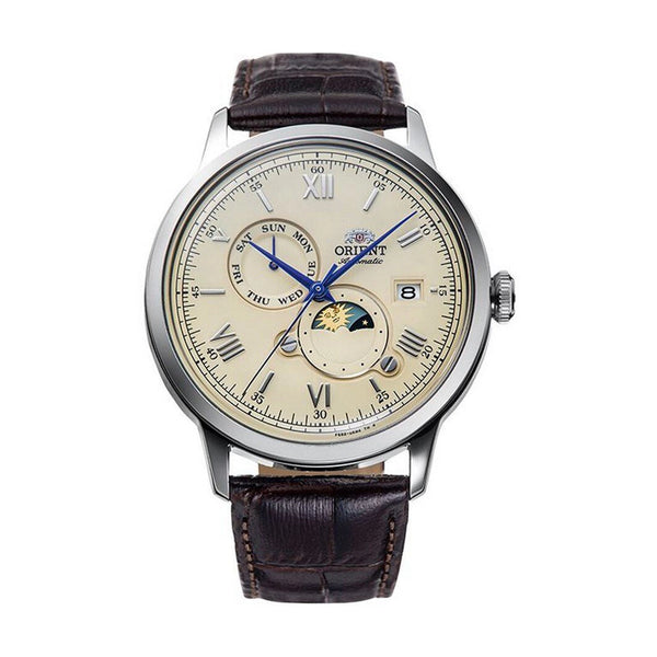 Orient Sun and Moon Automatic RA-AK0803Y30B Mens Watch - Orient Sun and Moon Automatic RA-AK0803Y30B Mens Watch