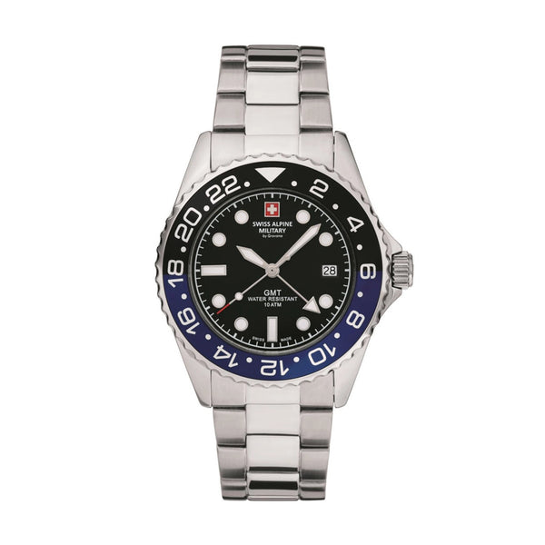 Swiss Alpine Military GMT 7052.1132SAM Mens Watch - Swiss Alpine Military GMT 7052.1132SAM Mens Watch